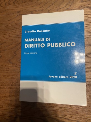 Manuale diritto pubblico - pubblico,