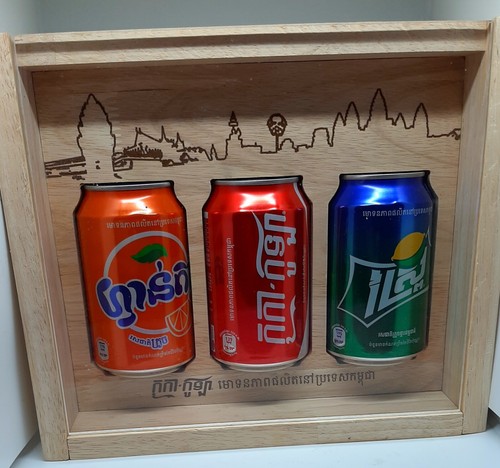 Espositore legno coca cola - legno,