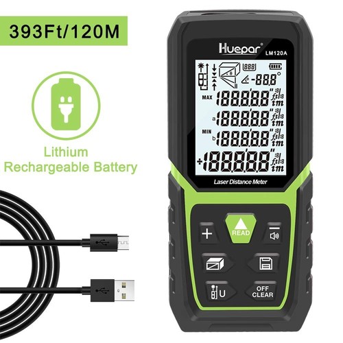 Huepar telemetro laser 120m - telemetro,