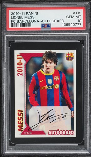 Lionel messi psa 2010 11 - lionel, 10