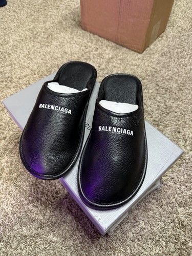 Balenciaga home flat mules - balenciaga,