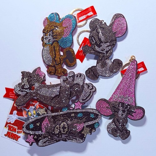 Tom jerry rhinestone - rhinestone, charm