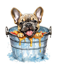 2 adesivi auto Bulldog