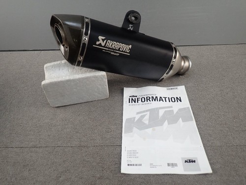 Scarico akrapovic slip nero - scarico,