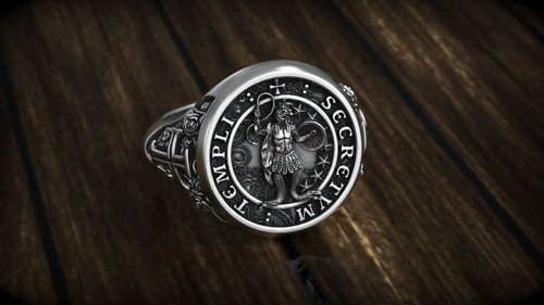 Anello abraxas secretum templi - anello,