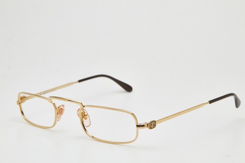 Y2k narrow gold eyeglasses