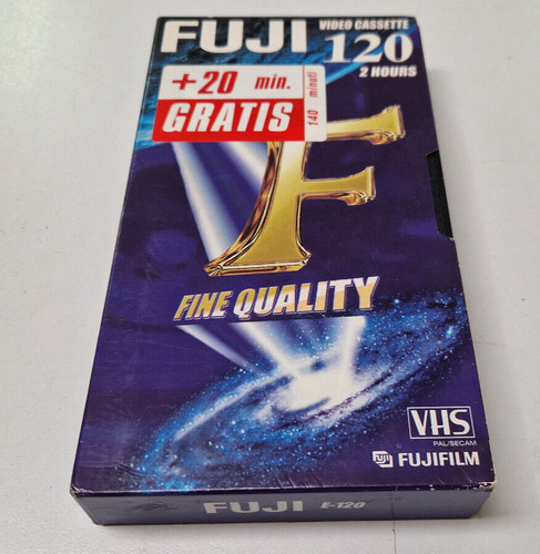 Vhs 120 fine quality fujifilm - 120,