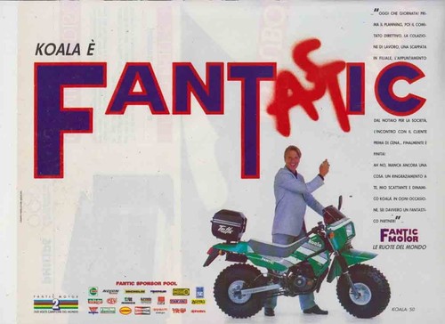 Advertising pubblicità fantic - pubblicità,