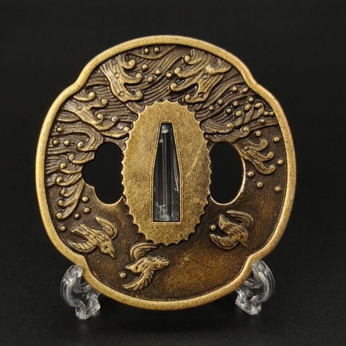 Spada giapponese tsuba guardia - spada,