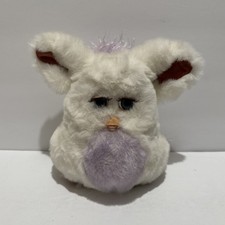  "Hi I Am Furby" 2005 Emoto-Tronic Bianco Con Pancia Lavanda E Occhi Blu/Funziona
