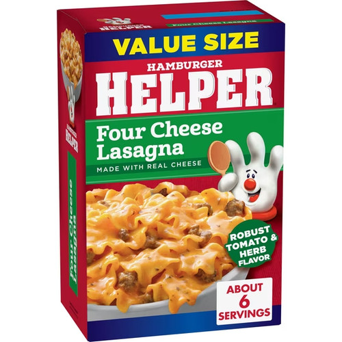 Hamburger helper pasta quattro - hamburger,