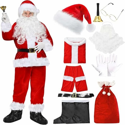 Costume babbo natale uomo - costume,