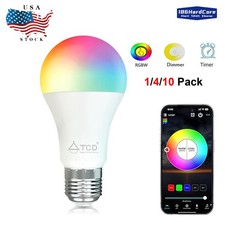 Smart LED Bulb RGBW 9W E26