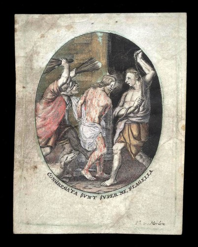 Santino pergamena 1600 gesu - pergamena, gesu'
