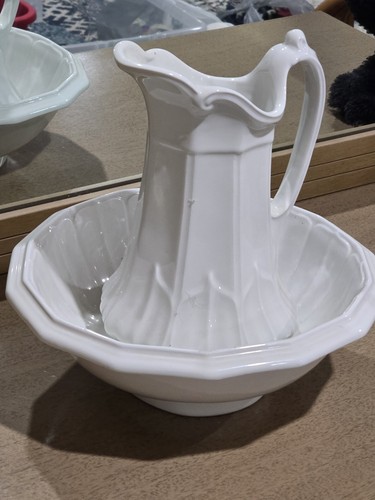 Set lavabo brocca vintage - lavabo,