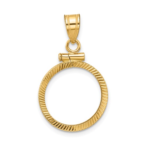 Lunetta per monete - in, oro