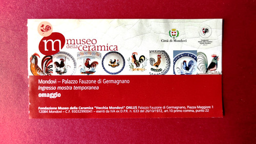 Biglietto ingresso museo della - biglietto,