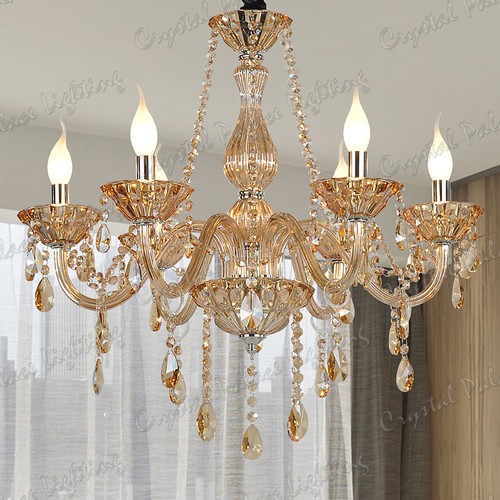 Lampadario amber cristallo - lampadario, in