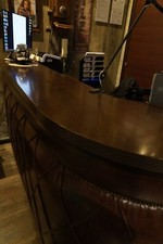 BANCONE RECEPTION LEGNO VINTAGE 