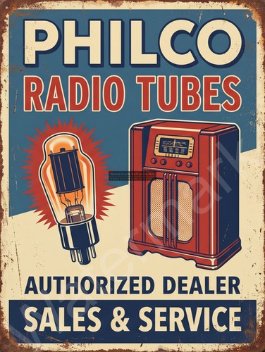 Insegna metallo philco - insegna, in