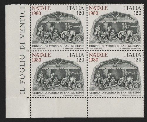 Francobolli natale 1980 italia - francobolli,