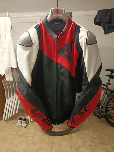 Giubbino dainese pelle 52 - giubbino,