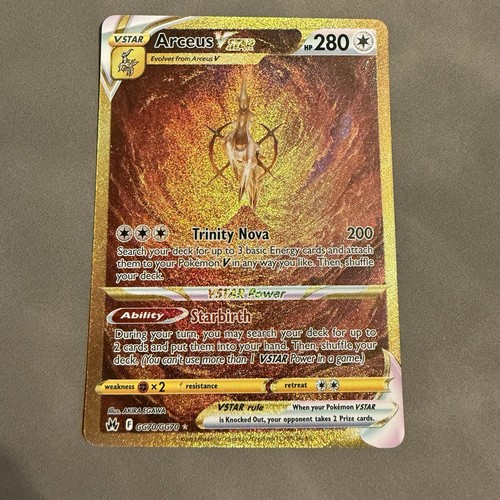Carta pokémon arceus - carta,
