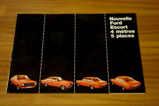Dépliant FORD ESCORT 2 de