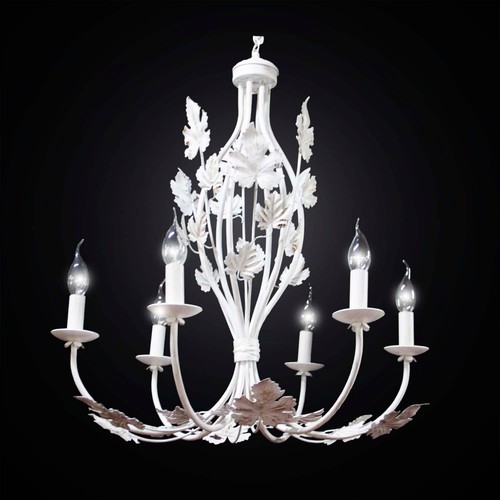 Lampadario ferro battuto - lampadario,
