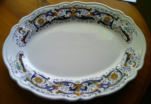 Ceramica nova deruta platter - ceramica,
