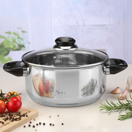 Casseruola acciaio inox - acciaio,