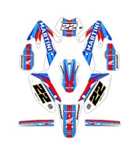 kit grafiche adesivi martini per HM - VENT 50 125 crystal  motard enduro 2000-24