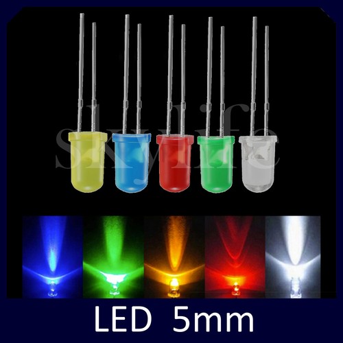 50pz led 5mm diodi - led,