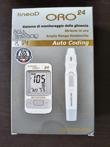 Glucometro linea oro kit - di,