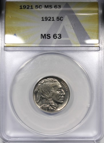 1921 buffalo nickel anacs - 1921,