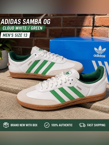 Adidas samba bianco verde - og,