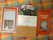 3 Libri Guy De Maupassant -