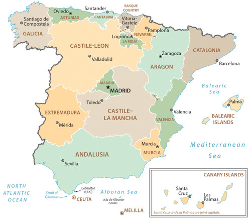 Mappa provincia amministrativa - mappa,
