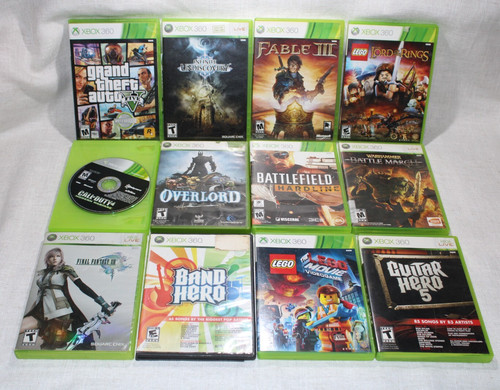 Lot xbox 360 games - of, 12