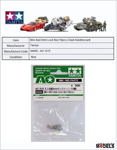 Mini 4wd 2mm - , lock