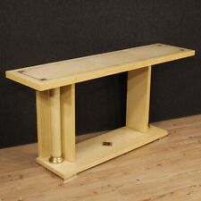Console italiana mobile legno ottone stile antico tavolo salotto intarsio 900