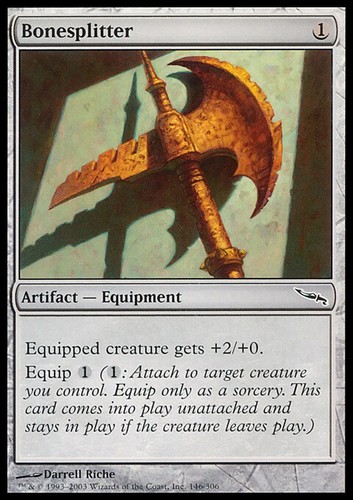 Mtg bonesplitter exc - mtg,