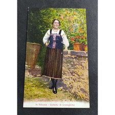 Cartolina  Costume di Cravagliana  Valsesia