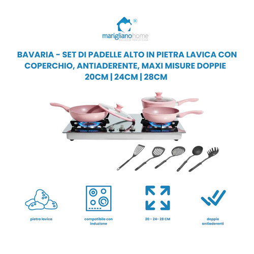 Bavaria set padelle alto in - bavaria,