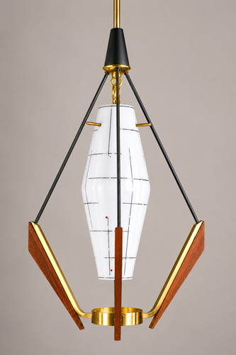 Lampadario italiano anni 50 - italiano, ’50