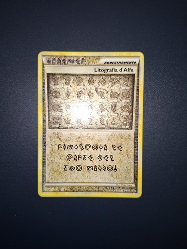 Carta pokemon litografie - carta,