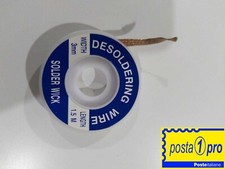TRECCIA 3MM TRECCIOLA DISSALDANTE LUNGA 1.5MT AUTODECAPANTE KEEP BY ELCART