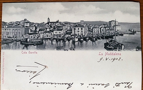 1903 antica cartolina - cartolina, la