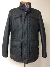 GIACCONE GIUBBOTTO UOMO GREEN HOGAN TG. M 48 - FIELD JACKET TESSUTO BARBOUR