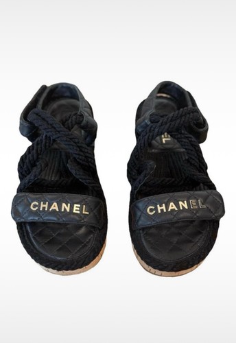 Sandali chanel neri pelle - neri,